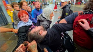 BODYGUARDS AMBUSHED: Pigeon-Nose & Ponytail Islamocommies