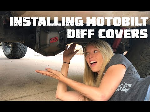 We Install Motobilt Diff Covers on our 2018 Jeep Wrangler JLU Rubicon