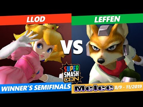 SSC 2019 SSBM -  lloD (Peach) VS TSM Leffen (Fox) Smash Melee Winner's Semifinals