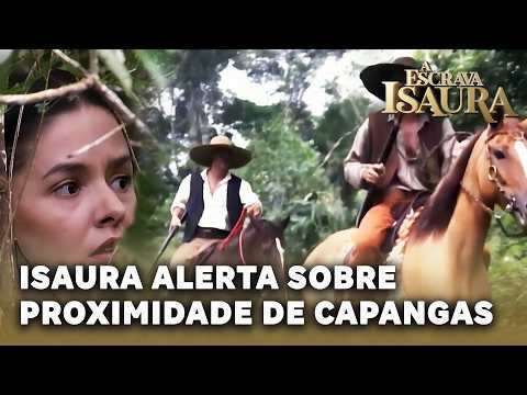 A ESCRAVA ISAURA: Isaura avisa Álvaro que capangas de Leôncio estão por perto
