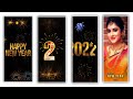 Happy new year 2022 Special Video Editing in Alight motion 4k happy new year editing Trending video