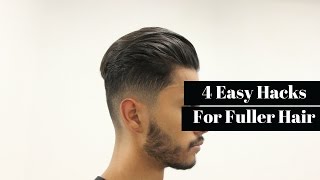 How To Grow Thicker/Fuller Hair