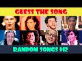 Guess The 50 Random Songs Part 12 Music Quiz
