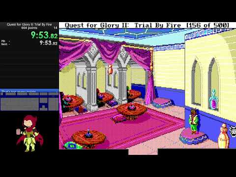 Quest for Glory 2: Trial By Fire, 664 out of 550 points! in 33:30 by davidtki