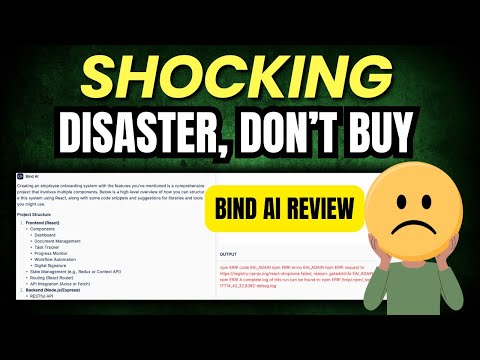 Bind AI Review: This AI Coding Tool is a COMPLETE Disaster
