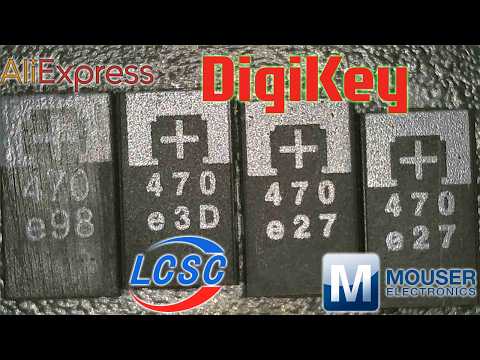 Should you buy tantalum caps from Aliexpress? Here's What I Found!