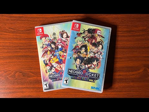 📦 Unboxing | NeoGeo Pocket Color Selection Vol. 1 + Vol. 2 | Nintendo Switch