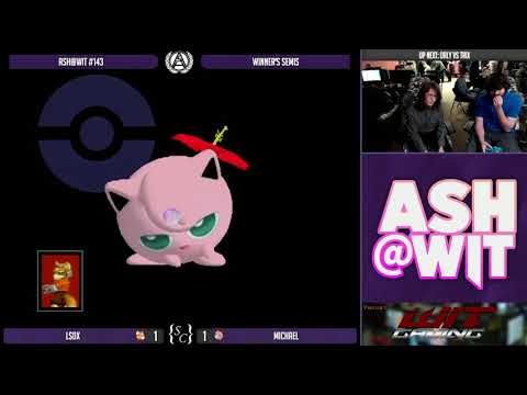 LSDX (Roy) vs Michael (Jigglypuff) - ASH@WIT #143 Melee Winner's Semis