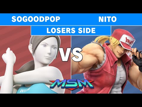 MSM Online 4 - Sogoodpop (Wii Fit Trainer) Vs Nito (Terry Bogard) Losers Top 8 - Smash Ultimate
