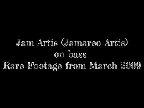 Jam Artis (Jamareo Artis) on bass guitar - Bruno Mars' bassist