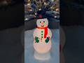 14 INCH LIGHTED SNOWMAN BLOW MOLD