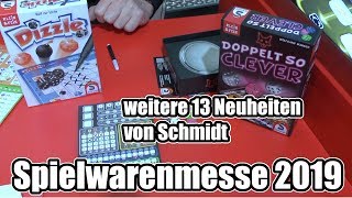 Spielwarenmesse 2019: weitere 13 Neuheiten von Schmidt (Doppelt so clever / Monsterjäger ...)