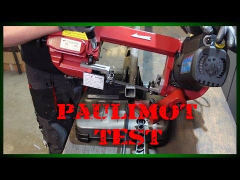 Cheap and still good metal band saw (metal band saw GFW4013 Vario test)
