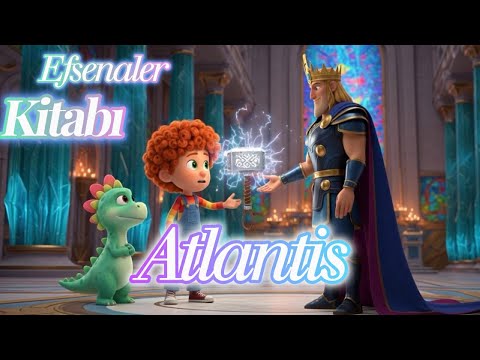 Efsaneler Kitabı: ATLANTİS! 🌊 Milo ve Dino ile Gizemli Bir Macera Başlıyor! ⚒️🦕✨