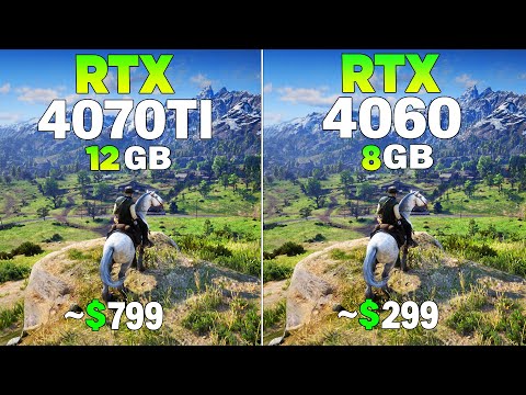 RTX 4070 Tİ vs RTX 4060 - Test in 8 Games