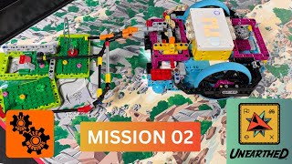 2025-2026 FLL UNEARTHED Mission 02 Map Reveal Solution with Spike Prime