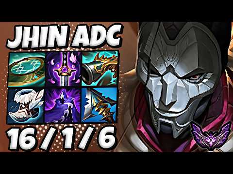 Jhin vs Ashe ADC [ Quadra Kill ] Patch 14.18 Korea Master ✅