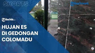 Berita Solo Hari Ini: Hujan Es Terjadi di Gedongan Colomadu Sore Tadi, Bongkahan Es Sebesar Kelereng