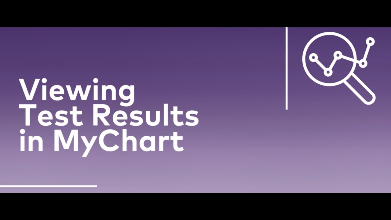 How to view test results on MyChart