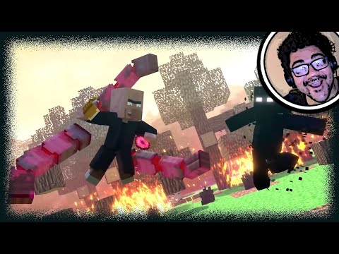 Annoying Villagers - Minecraft Animation EP46-47 (REACTION VIDEO)