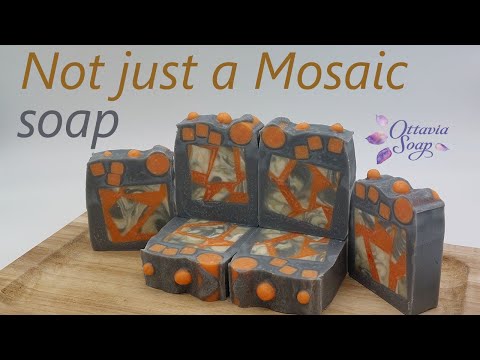 Not Just a Mosaic Soap – All Natural Soap   SUBTITLED
