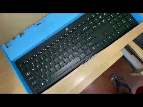 Hewlett Packard (HP) HP 230 Wireless Pelė Klaviatūra Combo - Juodas - US ENG video