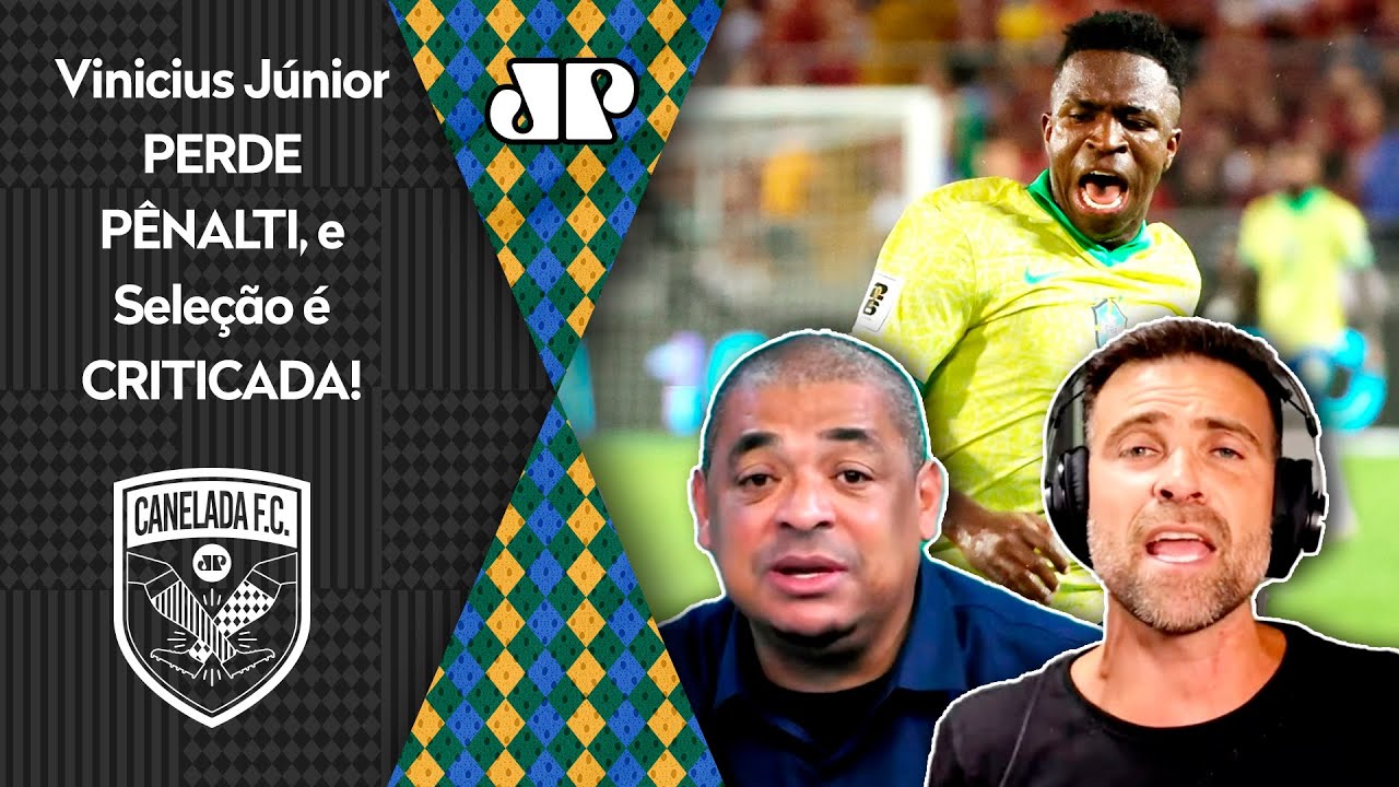 "NÃO ME INTERESSA! POR QUE o Vinicius Júnior BATEU O PÊNALTI??? Ele..." Seleção EMPATA com Venezuela
