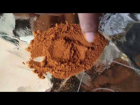 Non branded customizable yellow chilli powder, packaging typ...