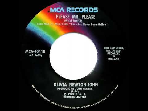 1975 HITS ARCHIVE: Please Mr. Please - Olivia Newton-John (a #1 record--stereo)