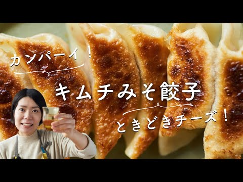 【おつまみにも!】キムチみそ餃子のレシピ・作り方