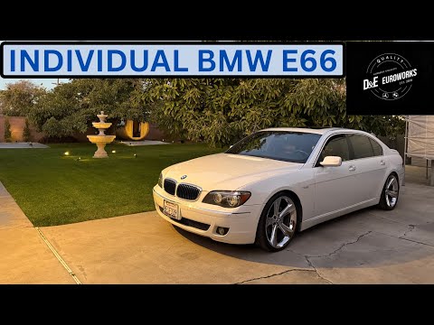Extrem seltener BMW E66 750li Individual Paket E65 7er Reihe, Baujahr 2007, Volllederausstattung ...