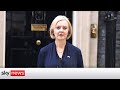 Liz Truss resigns as Prime Minister - full statement