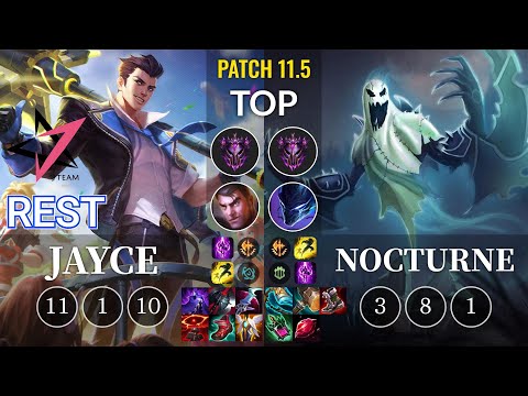 JT Rest Jayce vs Nocturne Top - KR Patch 11.5