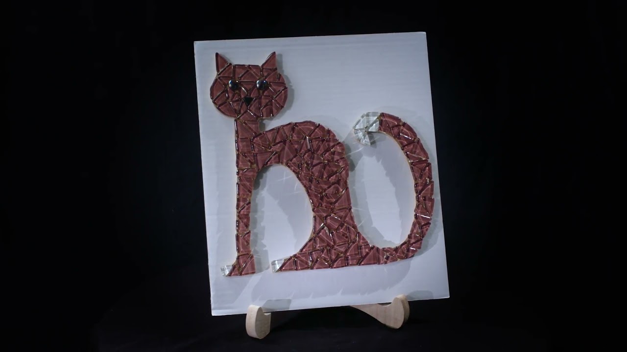 Mosaic cat, DIY