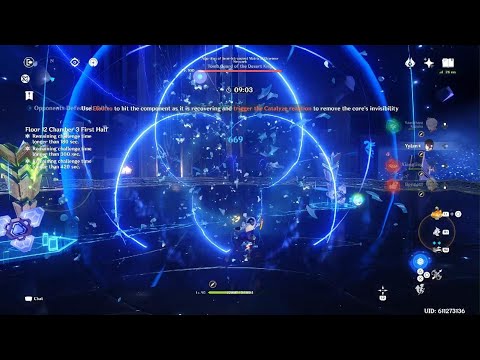 C6 Yelan ABSOLUTELY obliterates lvl 100 algorithm boss😱😱