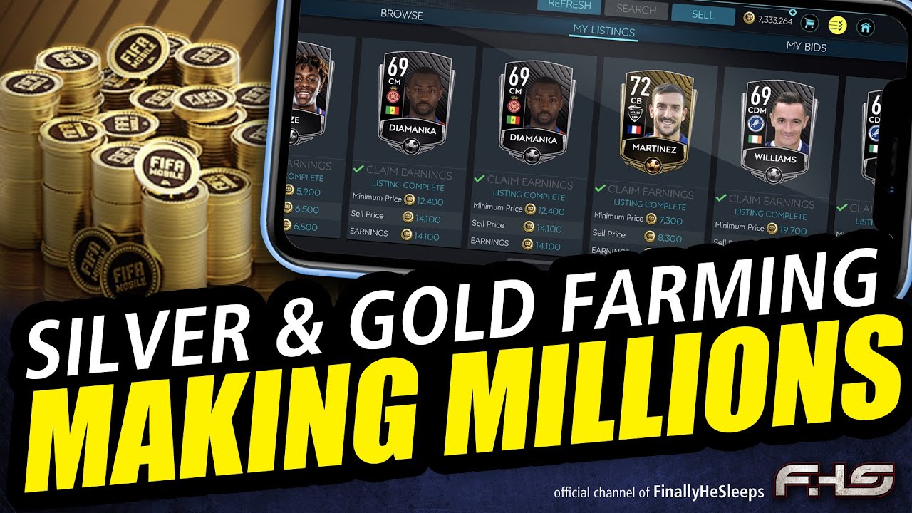FIFA Mobile 20 - How to MAKE MILLIONS Farming Silvers and Golds