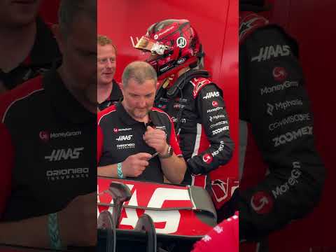 Esteban Ocon Arrives at Festival Of Speed 2025 for The Test Fitting of the MoneyGram Haas F1 VF-24