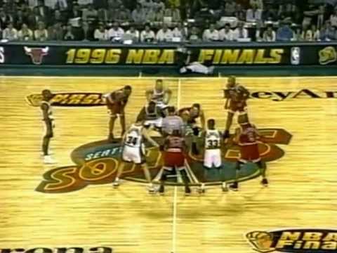 Gary Payton Guards Michael Jordan (23pts, 6/19 FG) ('96 Finals, Game 4)