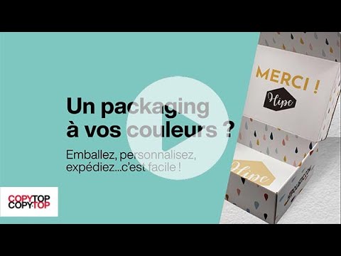 Boîte, coffret à rabats, fourreau, berlingot, sticker, sac en kraft, papier cadeau.... découvrez la gamme de packagings personnalisés ! Parfait pour des welcome kits, des lancements de produits, des cadeaux clients...