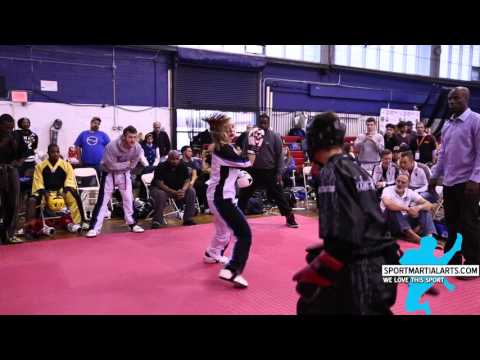 2015 KTOC Womens Sparring Grands Tessa Falanga v Gina Thornton