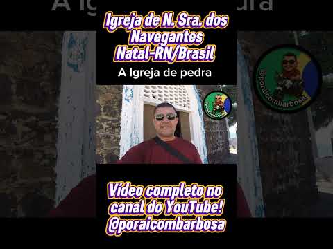 Igreja de pedra, na Redinha, Natal-RN #igrejascatolicas #igrejaspelobrasil #natalrn #turismo