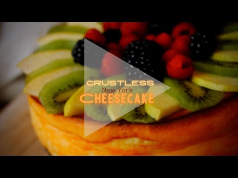 🇺🇸  Crustless New York Cheesecake Recipe 4K | Taste American Cuisine