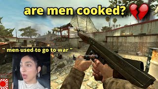 "Men used to go to war"