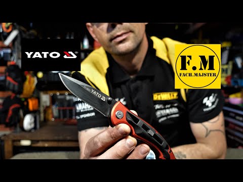 Нож-мультитул YATO (YT-76031) с 4 битами для универсального использования Нож-мультитул YATO (YT-76031) с 4 битами для универсального использования