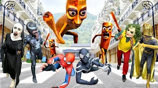 6 Bros SPIDER-MAN Vs JOKER & BAD GUYS TEAM Full Story! (Funny Live Action)