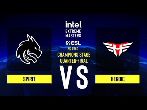 Spirit vs. Heroic - Map 1 [Vertigo] - IEM Rio Major 2022 - Champions stage - Quarter-final