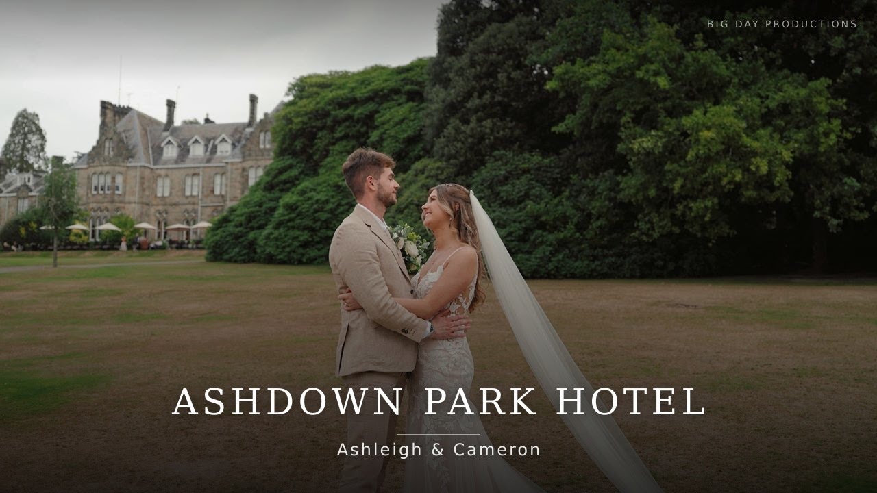 Ashdown Park Hotel wedding photography and film