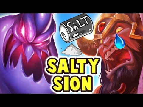 SALTY SION VS FULL AP ZAC | THE SALTIEST PLAYER EVER | YOU GOTTA BE KIDDING ME - Nightblue3