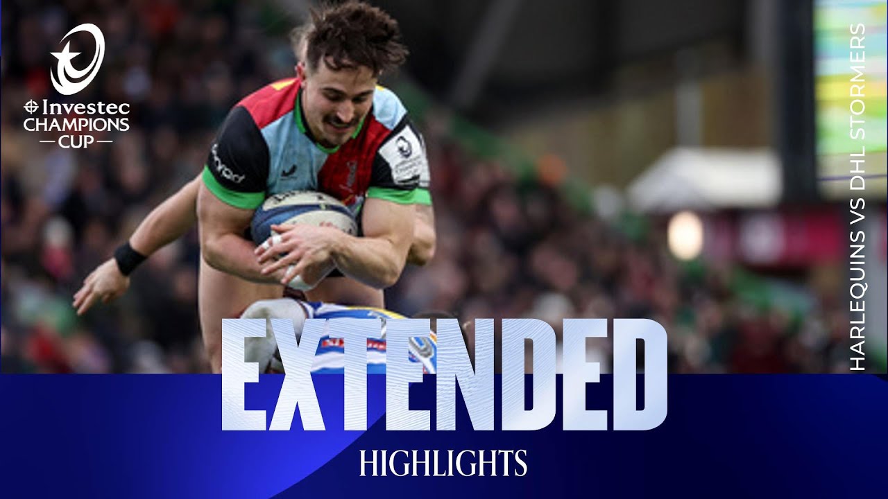 Extended Highlights - Harlequins v DHL Stormers | Investec Champions Cup 2025/26