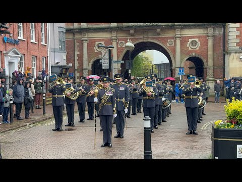 RAF March Past - March off from the Freedom of Aylesbury Parqde